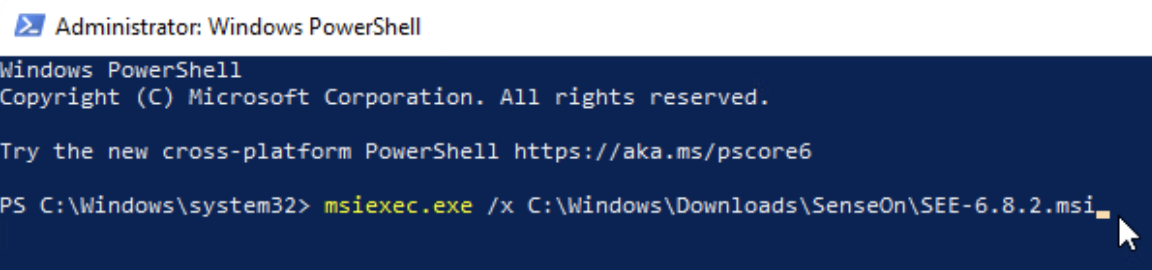 PowerShell Uninstall